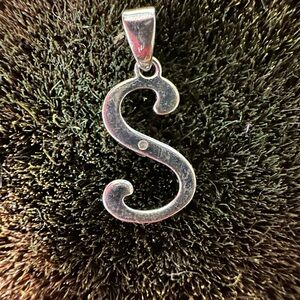 Sterling silver 924 S pendant